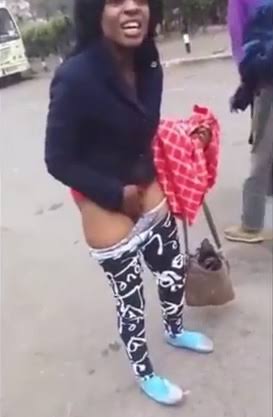 Rwandan Woman Runs Naked Through Lusaka streets After Being Caught Having Sex By Her Lover’s Matrimonial Wife.